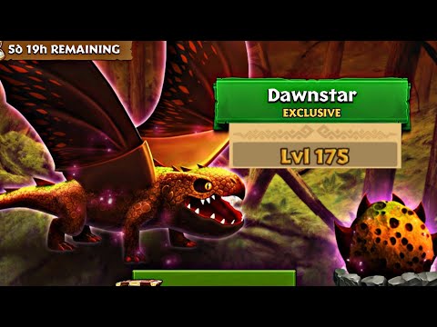 DAWNSTAR MAX LEVEL 175 TITAN MODE - EXCLUSIVE ALPHA SHADOW - Dragons: Rise of Berk