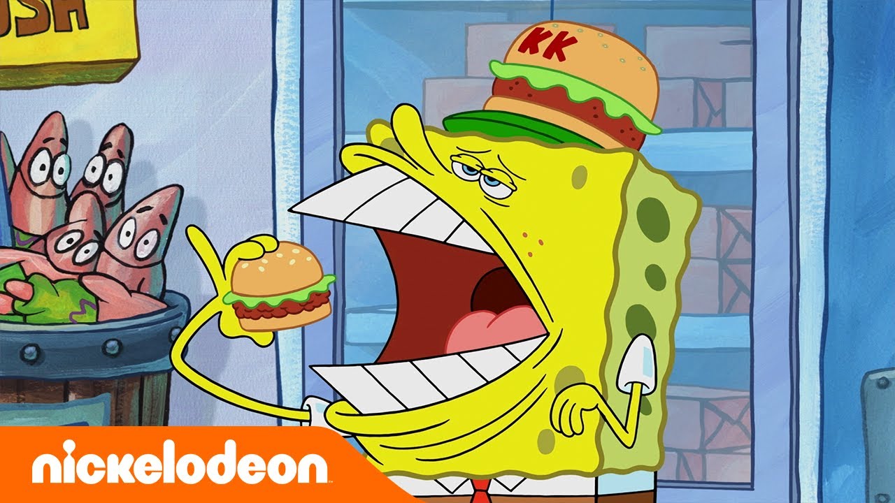 Bob l’éponge | Épisode en 10 minutes ! Au revoir, pâté de crabe | Nickelodeon France