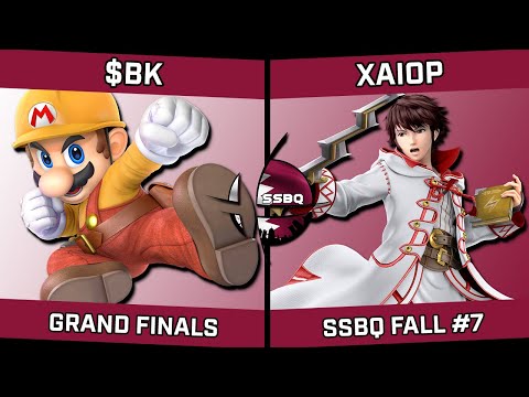 SSBQ Fall #7 - GRAND FINALS - $BK (Mario/Fox/Captain Falcon) vs Xaiop (Robin)