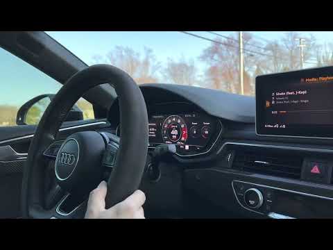 Audi RS5 (B9) AWE-Tuning Touring Exhaust Highway Pulls & Driving!