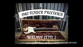 Video thumbnail for 1983 FENDER PRECISION BASS -  WALNUT ELITE 2 - Andy's Vintage Guitars by ANDY'S VINTAGE GUITARS