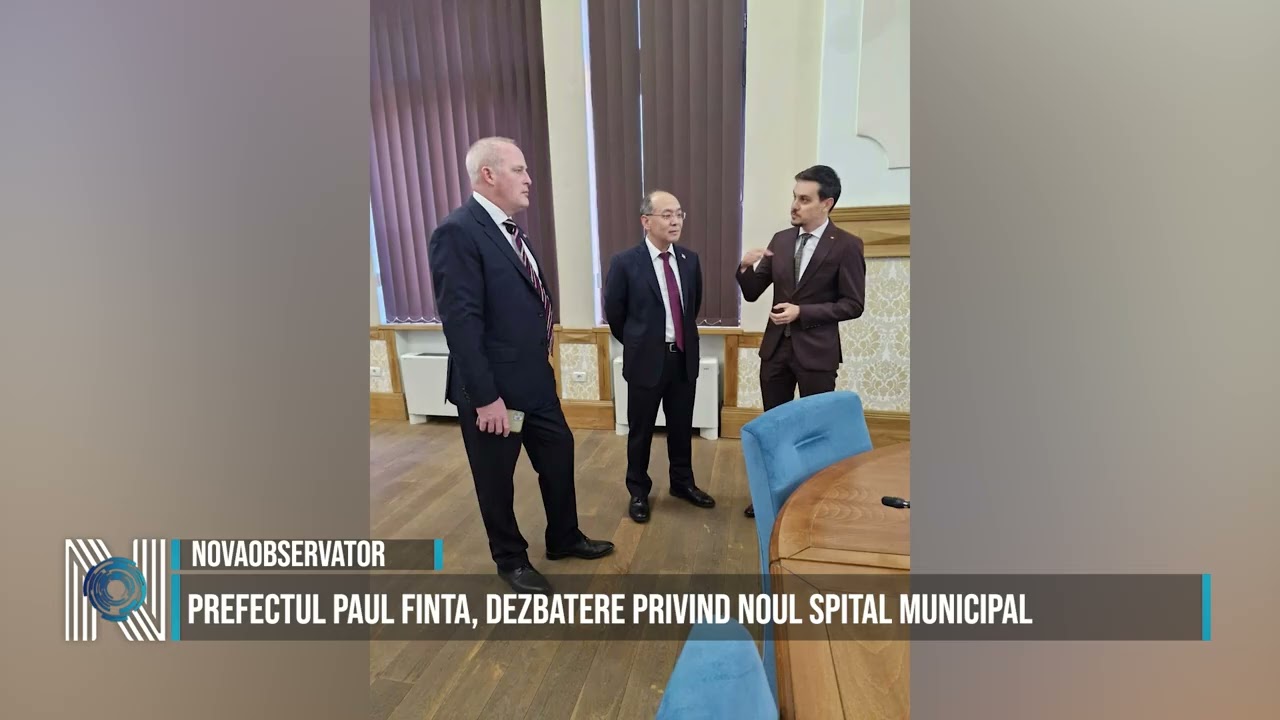 Prefectul Paul Finta, dezbatere privind noul Spital Municipal