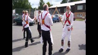 preview picture of video 'Archive: Cardiff Morris dance Cuckoo's Nest at the Alcester Folk Festival, 19th June 2010.'