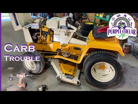 #210: Cub Cadet 149 Carburetor replacement and troubleshooting. Kohler K321