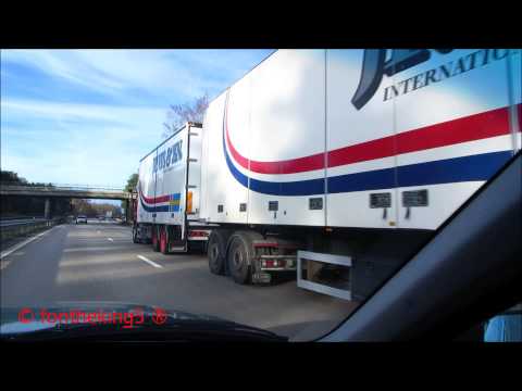 Passing a nice Scania R500 V8 from JP VIS ZN on the E6 Motorway