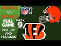 🏈Cleveland Browns vs Cincinnati Bengals Week 9 NFL 2021-2022 Full Game Watch Online, Football 2021