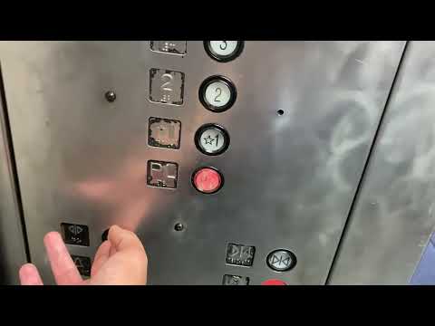 Glass Montgomery Kone hydraulic elevators @ Beach Place Fort Lauderdale, FL