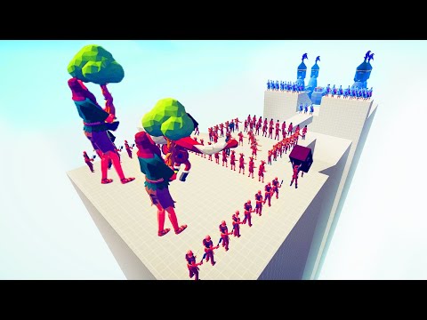 ICE ARCHERS VS ARMY OF UNIT TOWER DEFENSE #7 | TABS - Totally Accurate Battle Simulator