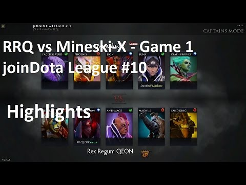 RRQ vs Mineski-x Game 1 joinDota League #10  - Highlights