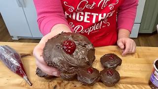 These Chocolate Cherry Cupcakes Are SO Simple to Make!