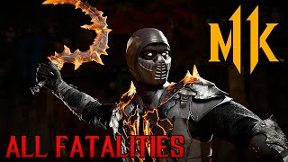 MORTAL KOMBAT 11 - ALL FATALITIES (Kombat Pack #1 DLC included) @ 1440p ✔