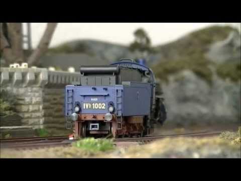 Badische Baureihe IVh Nr. 1002 auf der Cochemer Bahn (Märklin 39021)