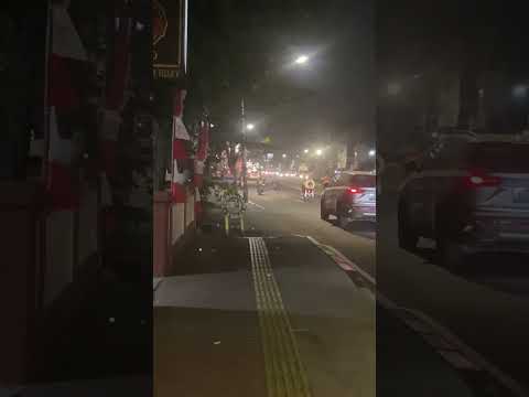 Night Walking in Jakarta #walking #virtualtour #sightseeing #jakarta