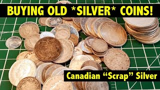 Canadian Junk Silver Purchase - Huge score of Old Silver!