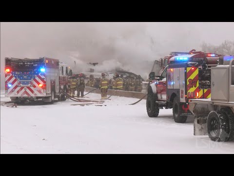 02-14-2021 Oklahoma City, OK - Turner Turnpike, Several Injured During I-44 Fiery Pile Up