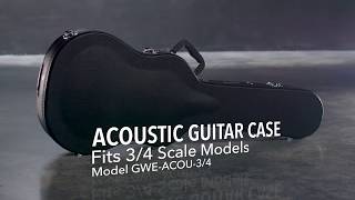 Gator GWE-ACOU-3/4 étui pour guitare acoustique 3/4 - Video