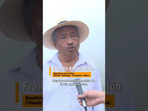 Vía Palosolo - Ñalacapac - San Roquito - Balsas se hace realidad y beneficiará a familias de El Oro.
