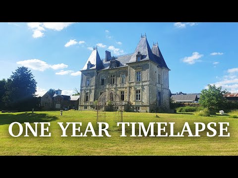 ONE YEAR Full Chateau Renovation TIMELAPSE!!
