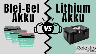 Blei-Gel vs. Lithium Akku im Test - Akkuvergleich für E-Scooter Seniorenmobile E-Roller
