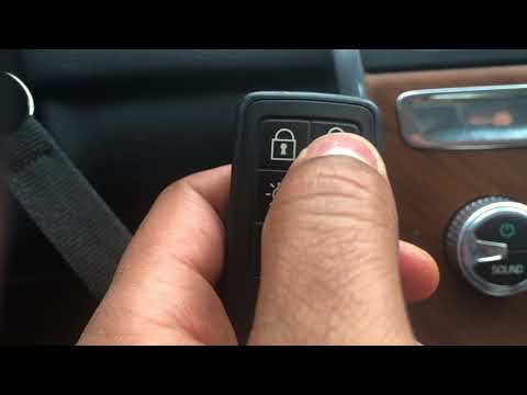 VOLVO XC60 XC70 XC90 - FOB KEY CONTROLS - LOCK DOORS, UNLOCK DOORS, PANIC ALARM, OPEN TRUNK