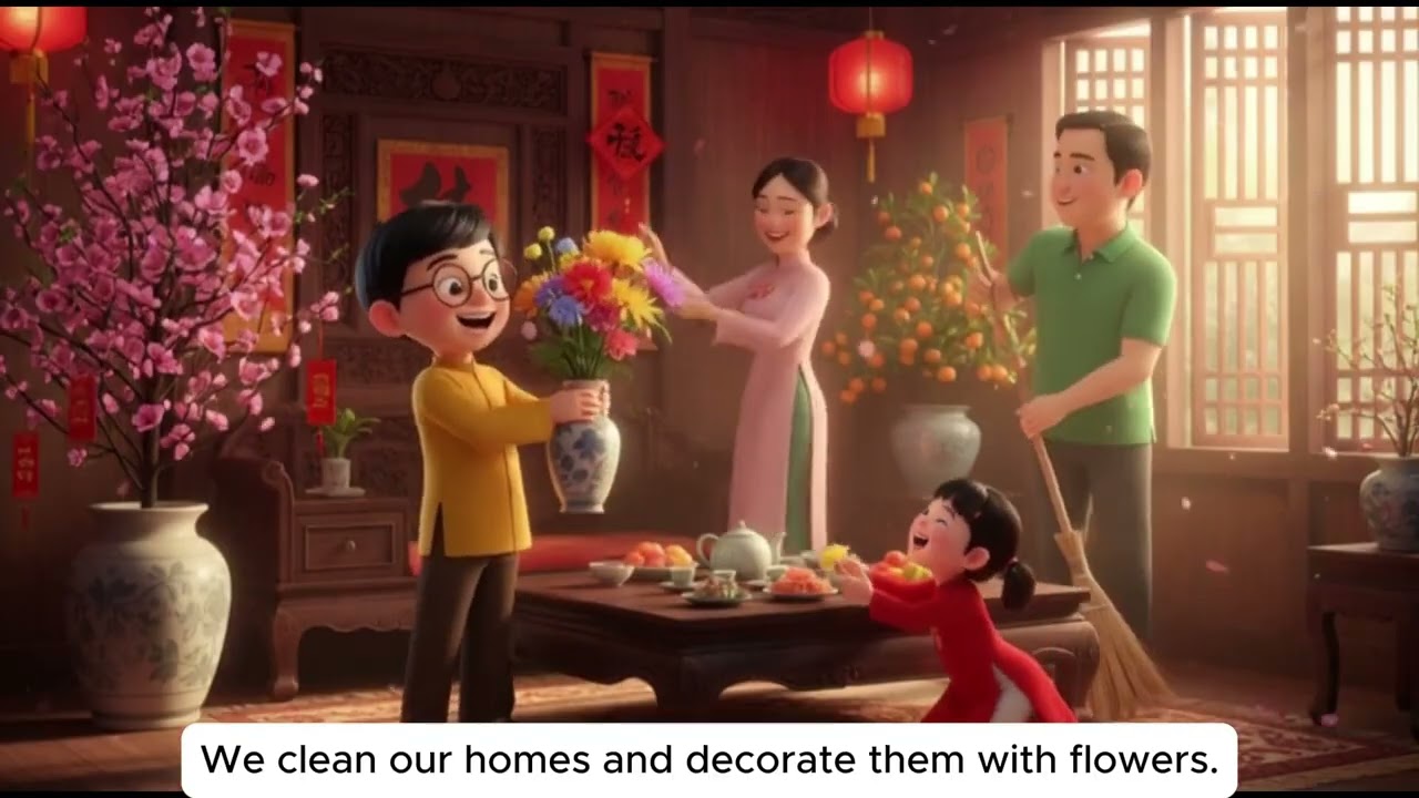 Tiếng anh 6 Global Success   Unit 6   Our Tet Holiday -   Lesson 1 Getting Started  Happy New Year!