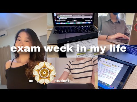 exam week in UGM (vlog) | uni diaries | sleep deprived, all nighter, productive days