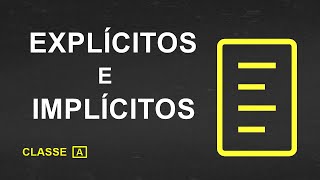 Português - Semântica - Aula 04 - Explícitos e Implícitos