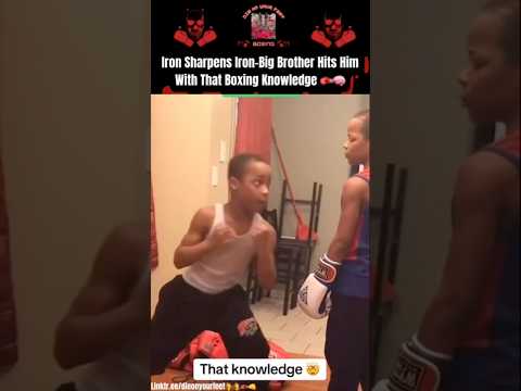 Iron Sharpens Iron-Big Brother Hits Him With That Boxing Knowledge 🥊🧠