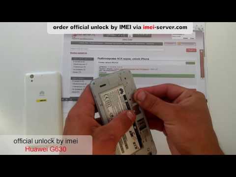 Unlock-Instruction for Huawei G630 from Velcome Belarus