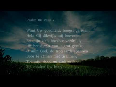 Psalm 86 vers 6 en 7 - Leer mij naar Uw wil te handlen