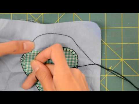 Ponto caseado a mão - Super Fácil de Fazer! | Blanket stitch | Embroidery | Mel Caroline