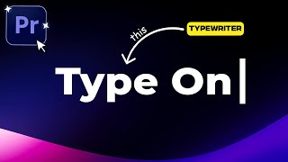 How to Create Smooth Typewriter Effect in Premiere Pro
