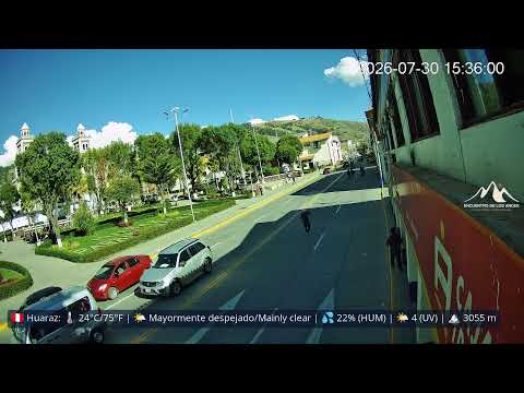 🔴 EN VIVO | Plaza de Armas de Huaraz: Audio Ambiental | Restaurante Encuentro de los Andes | 24/7