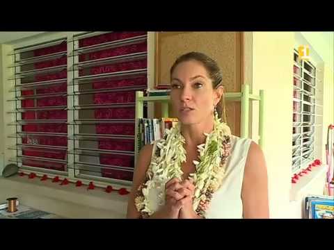 Mareva Georges-Marciano au village d'enfants de Papara - 15/05/2017