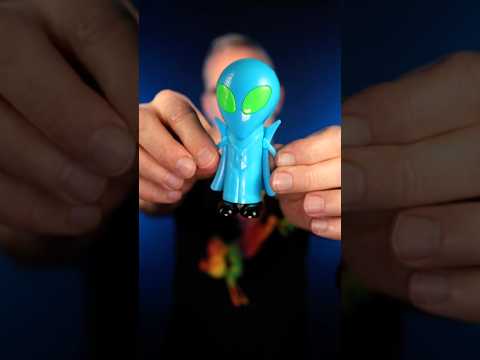 Weird Blue Raspberry candy ASMR: Alien Candy #asmrcandy #candyasmr #blueraspberry