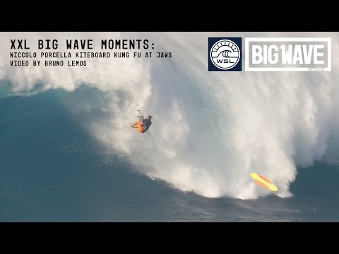 Niccolo Porcella Kung Fu Kickout at Jaws -  A WSL Big Wave Awards Moment