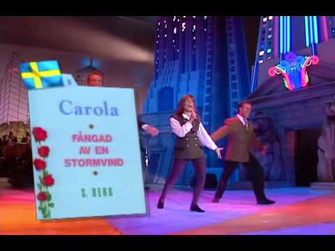 Carola - Fångad av en stormvind (Captured by a love storm) reprise live Eurovision 1991 HD