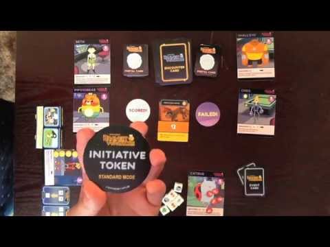 Review and partial runthrough of BRAVEST WARRIORS CO-OPERATIVE DICE GAME!