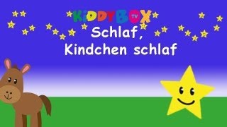 Schlaf, Kindlein schlaf - Kinderlieder zum Mitsingen - (KIDDYBOX.TV) Karaoke Lyric Songtext