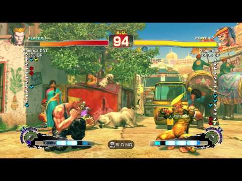 SSF4 - America CNT (Guile) vs. GamerBee (Adon)