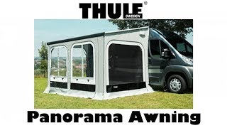 Thule Panorama Caravan Campervan or Motor home Awning 1st time set up