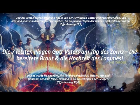 Die 7 letzten Plagen Gott Vaters am Tag des Zorns – Die Hochzeit des Lammes und die bereitete Braut