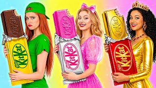 Rich vs Broke vs Giga Rich Food Challenge | Kitchen Hacks and Recipes by Multi DO Challenge