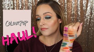 Huge Colourpop Makeup Haul & Swatches!