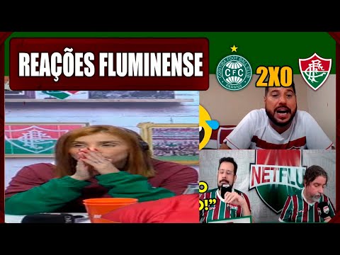 VAMOS RIR! REAÇÕES DO FLUMINENSE! CORITIBA 2X0 FLUMINENSE - FELIPE MELO PASSOU VERGONHA!