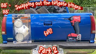 OBS Chevy tailgate hinge replacement part 2 fail? (1988 - 1998)
