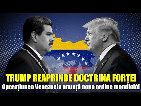 Operațiunea Venezuela anunță noua ordine mondială! Trump reaprinde doctrina forței