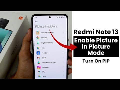 Enable Picture In Picture Mode In Redmi Note 13 | Turn On PIP