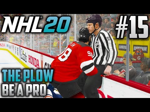 NHL 20 Be a Pro | The Plow (Power Forward) | EP15 | YOU CAN'T HIT THE REF!