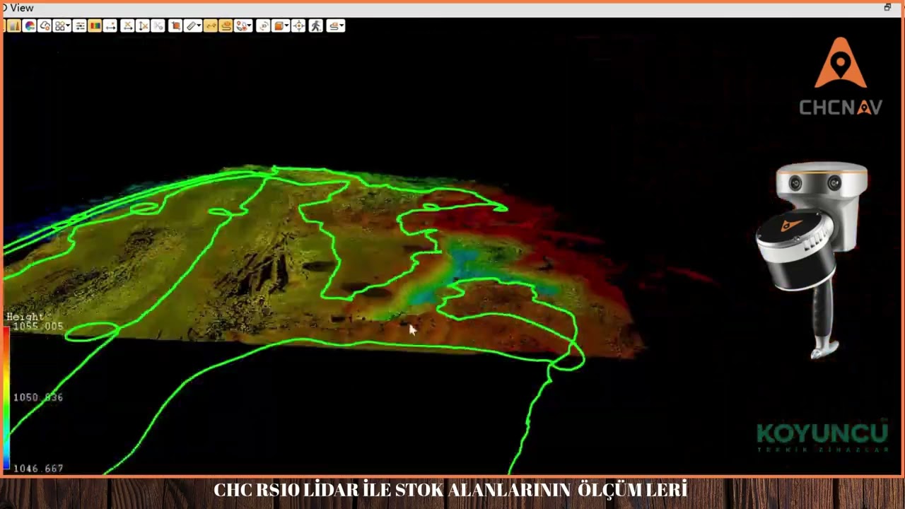 Chc Rs10 Lidar Tarayıcı İle Stok Hesabı Yapmak